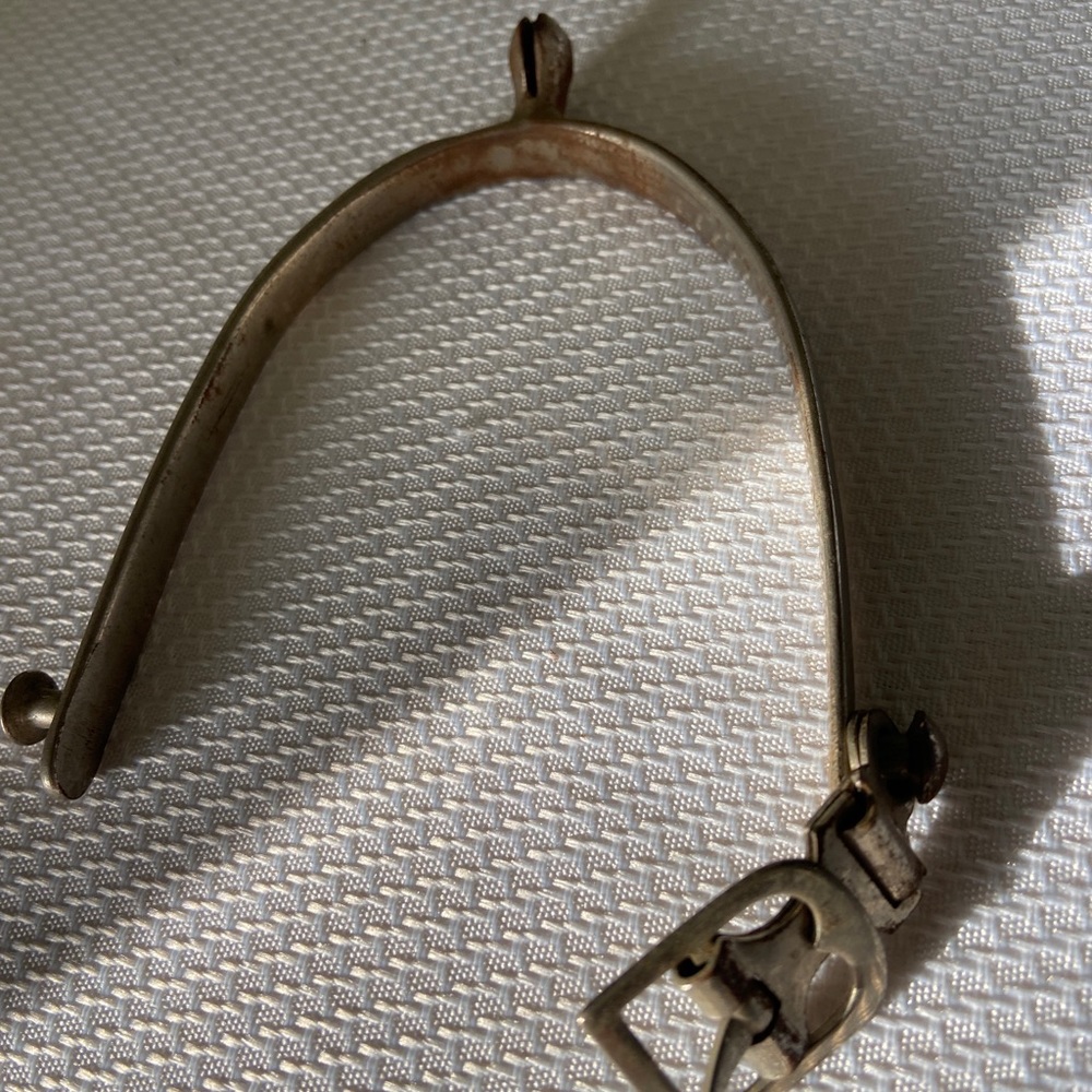 Antique Spur Ohio origins fragile not for use horse equine